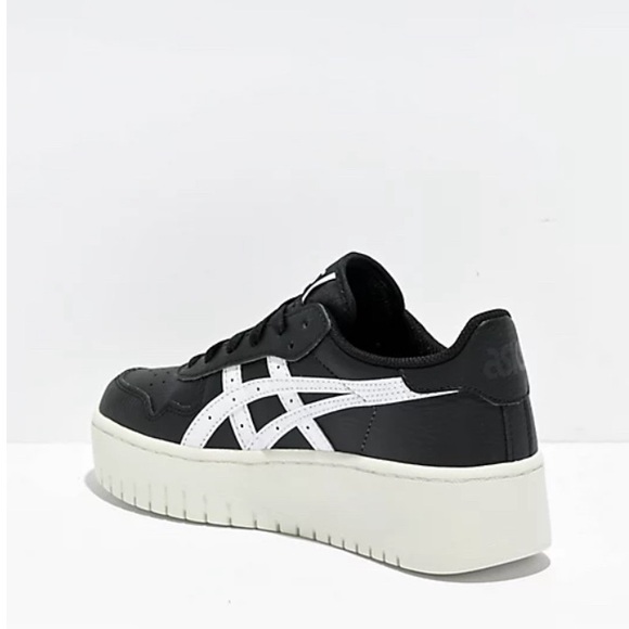 New with Tags ASICS Japan S Sneakers | Black & white leather | W 9 M 7.5 EU 40.5 - Picture 5 of 10